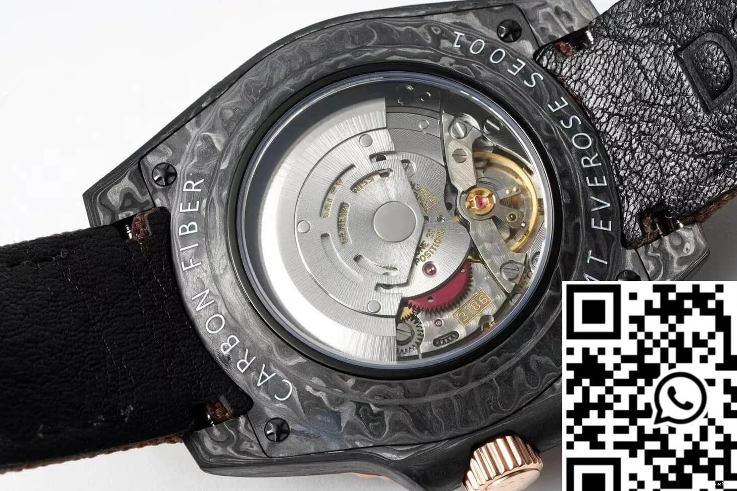 II Fiber Rolex Brown GMT-MASTER Fabric Carbon Strap Diw 0816